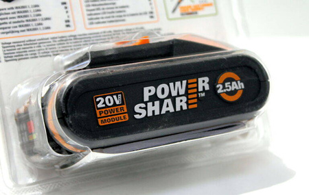 Akumulator 20V 2,5Ah WORX Power Share WA3572