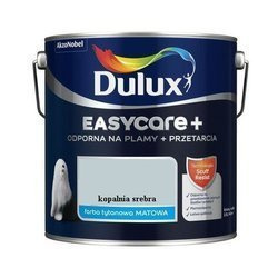 Farba matowa DULUX EASYCARE+ kopalnia srebra 2,5 L