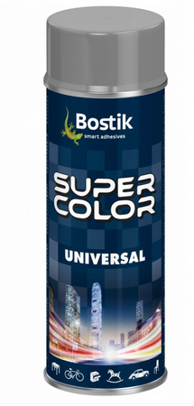 Lakier uniwersalny BOSTIK SUPER COLOR szary 0,4L