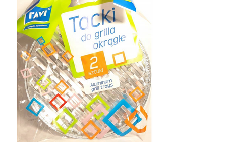 Tacki okrągłe do grilla RAVI 2szt.