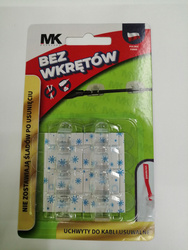Uchwyt do kabli MK samoprzylepne 8szt.