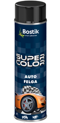 Lakier akrylowy BOSTIK SUPER COLOR  AUTO Felga black 0,5L