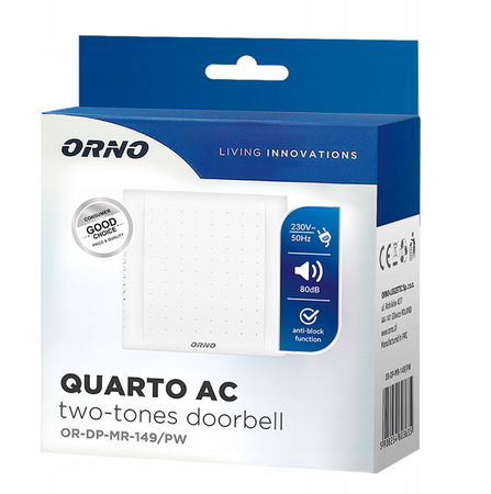 Dzwonek przewodowy ORNO QUARTO AC OR-DP-MR-149