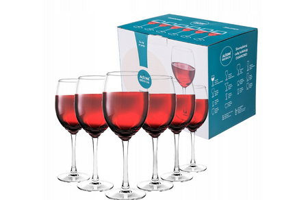 Komplet kieliszków do wina czerwonego Altom Design DIAMOND 6x330ml
