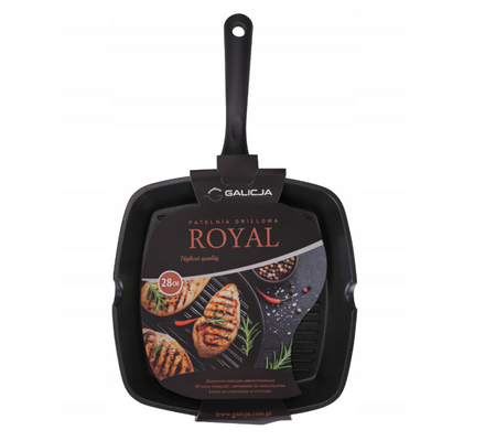 Patelnia grillowa GALICJA ROYAL 28cm