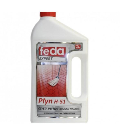 Płyn czysta płyta glazura FEDA H-51 2L