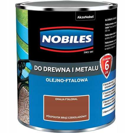 Farba NOBILES FTALONAL brąz czekoladowy 0,7 L 