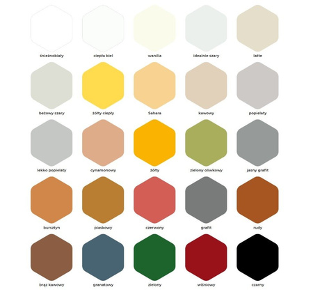 Farba elewacyjna akrylowa DEKORAL POLINIT grafit 5L