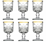 Komplet kieliszków do wódki PASABAHCE Golden Touch 60ml 6szt.