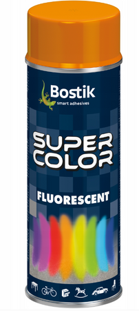Lakier fluorescencyjny BOSTIK SUPER COLOR pomarańczowy 0.4L