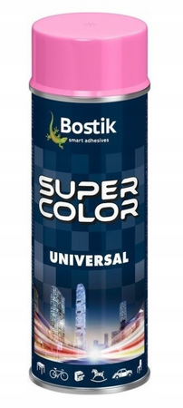 Lakier uniwersalny BOSTIK SUPER COLOR różowy 0,4L