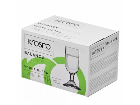 Kieliszki do wódki KROSNO Balance 6szt. 20ml