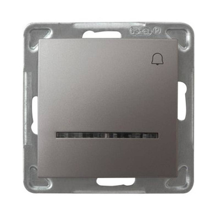 Przycisk dzwonek OSPEL Impresja ŁP-6YS/m/23 tytan