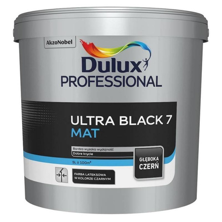 Farba lateksowa Baza Pro Ultra Black 7 DULUX mat 5L 