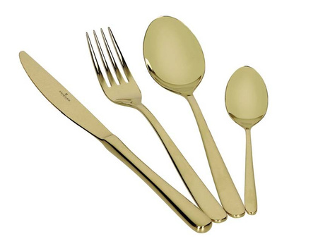 Zestaw sztućców VESPER GOLD komplet 24 sztućce ZWIEGER