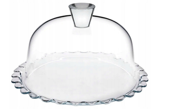 Patera z kloszem PASABAHCE Patisserie 24cm