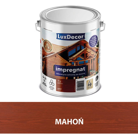 Impregnat dekoracyjno-ochronny LUXDECOR Mahoń 2,7L
