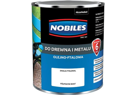 Farba NOBILES FTALONAL biały półpołysk 0,7 L