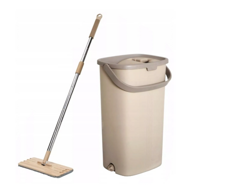 Mop dwukomorowy z wyciskaczek RAVI JAZZ beżowy