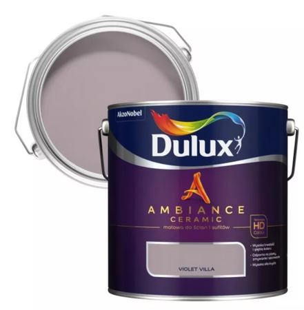 Farba ceramiczna DULUX Ambiance Ceramic Violet Villa 2,5L