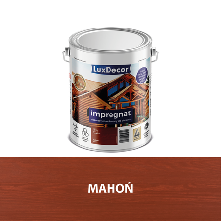 Impregnat dekoracyjno-ochronny LUXDECOR Mahoń 2,7L