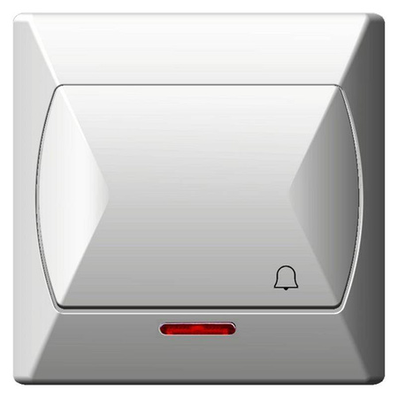 Przycisk dzwonek OSPEL Akcent ŁP-6AS/00 biały