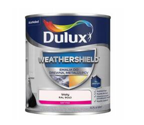 Emalia DULUX Weathershield drewno,metalu biel 0,7L