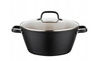 Garnek z pokrywką FLORINA CARINA BLACK 5,2L 28cm
