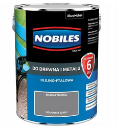 Farba NOBILES FTALONAL szary półpołysk 5L