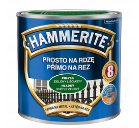 Farba HAMMERITE Prosto na rdzę zielony liściasty 0,7 L