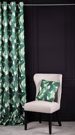 Zasłona welwetowa JUNGLE CHIC 140×260 na przelotkach
