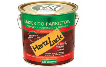 Lakier Do Parkietu HARTZ LACK Odporny Mocny Bezbarwny 3L półmat
