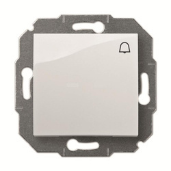 Przycisk dzwonek ELEKTRO-PLAST Carla ŁPT-1D biały