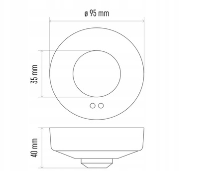 Czujnik ruchu mikrofalowy EMOS G1180 MW sufitowy 1200W