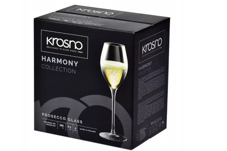 Komplet kieliszków do szampana KROSNOHARMONY PROSECCO 280ml 6szt.