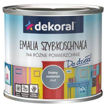 Emalia DEKORAL AKRYLUX dobry materiał 0,5L