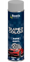 Lakier akrylowy BOSTIK SUPER COLOR AUTO ACRYL aluminium 0,5L