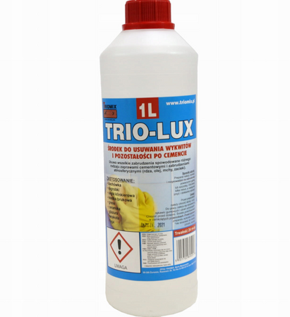 Płyn do usuwania wykwitów i pozostałości po cemencie TRIO-LUX 1L