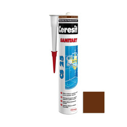 Silikon sanitarny CERESIT CS-25 Ciemny Brąz 280 ml