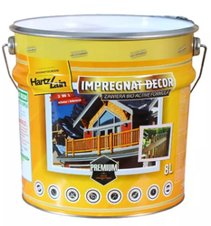 Impregnat do drewna HARTZ LACK DECOR sosna oregońska 8L