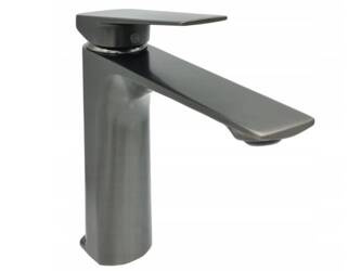 Bateria umywalkowa stojąca LIVENO OMEGA GREY korek Clik-Clack