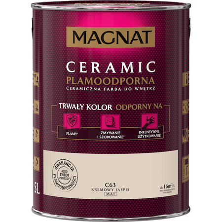 Farba MAGNAT CERAMIC Kremowy Jaspis 2,5L