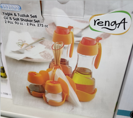 Komplet przyprawników RENGEA Trend Line 4-elementy