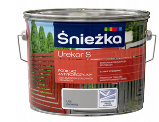 Podkład Antykorozyjny ŚNIEŻKA UREKOR S popielaty 2,5L