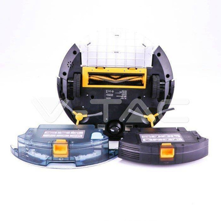 Odkurzacz automatyczny V-TAC VT-5555 biały WI-FI, mop, auto powrót, pilot, HEPA