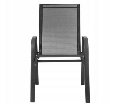 Krzesło ogrodowe ARKADIA czarne