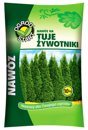 Nawóz pod tuje żywotniki  OGRÓD START 10 kg