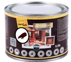 Lakierobejca HARTZ LACK brąz półmat 0,35L