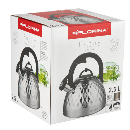 Czajnik nierdzewny FLORINA FENNY 2,5L