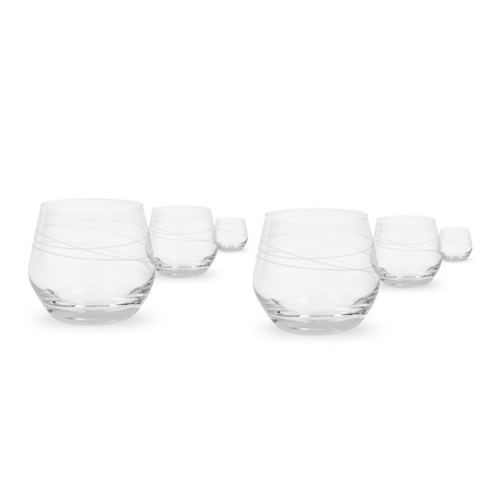 Komplet szklanek ZWIEGER Spiral 6 szt. 350 ml